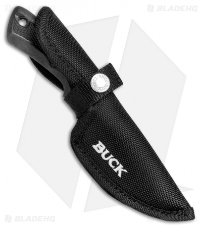 Buck BuckLite Max II Small Fixed Blade Knife Black (3.25" Stonewash) 0684BKS