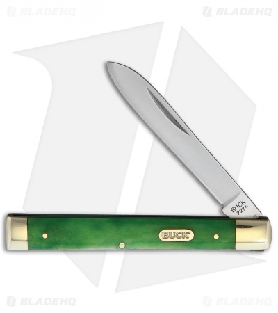 Buck 12617 Doctor's Folding Knife Green Bone (2.8" Satin)