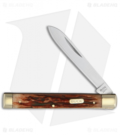 Buck 12616 Doctor's Folding Knife Sim Stag (2.8" Satin)