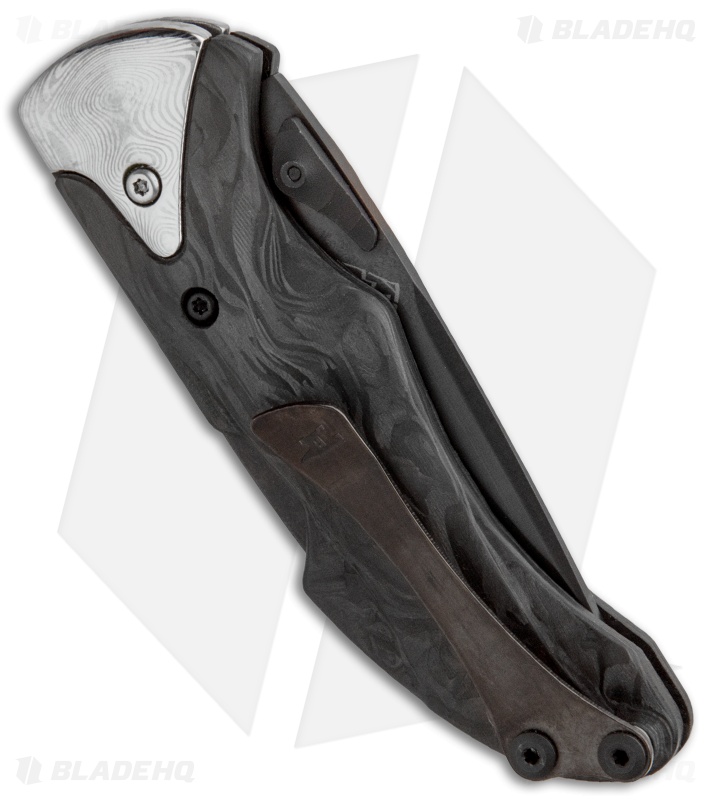 Buck Fluid X1 Legacy Collection L.E. Lockback Knife Marble CF (3" Black)