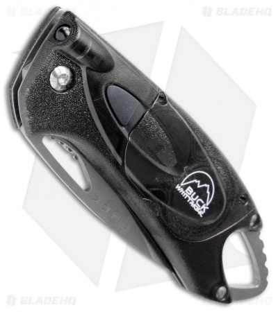Buck Lumina LED Liner Lock Knife Smoke (3" Satin Serr)