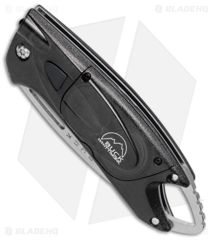 Buck Lumina LED Liner Lock Knife Smoke (3" Satin Serr) Blade HQ