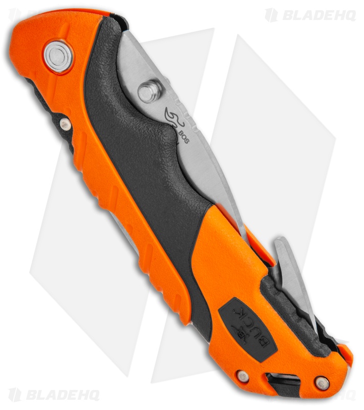Buck Pursuit Pro Large Lockback Knife | Orange + Guthook