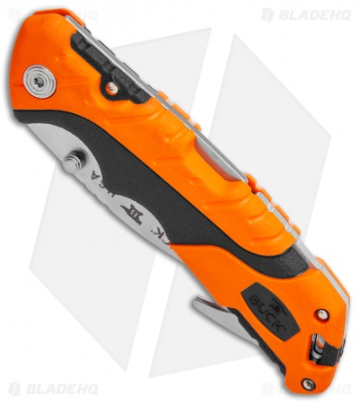Buck Pursuit Pro Large 3.5" Guthook Lockback Knife - S35VN / Orange