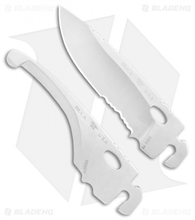 Buck 550 Selector 2.0 Interchangeable Blade Lockback Knife (3.7" Satin) 0550BKS1