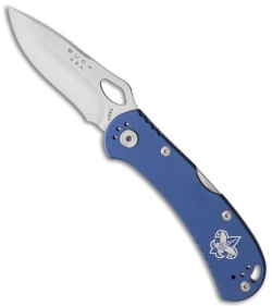 Buck SpitFire BSA Lockback Knife Blue (3.3" Satin)