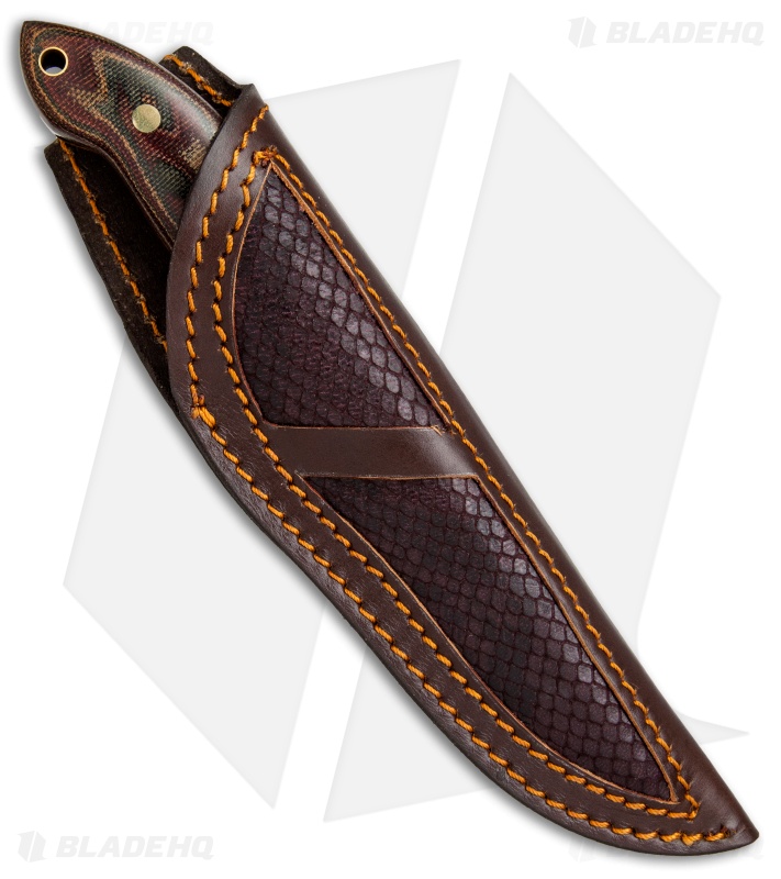 Buck N Bear Tactical Hunter Fixed Blade Camo Micarta (4.25" Black)
