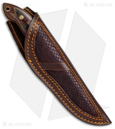 Buck N Bear Tactical Hunter Fixed Blade Camo Micarta (4.25" Black)