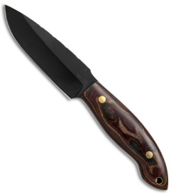 Buck N Bear Tactical Hunter Fixed Blade Camo Micarta (4.25&quot; Black) | 46913