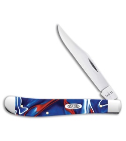 Case Cutlery Slimline Trapper Patriotic Kirinite (2.75" Polish)