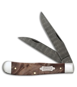 Case Knives Trapper Knife 4.1" Maple Burl Wood (7254W DAM)