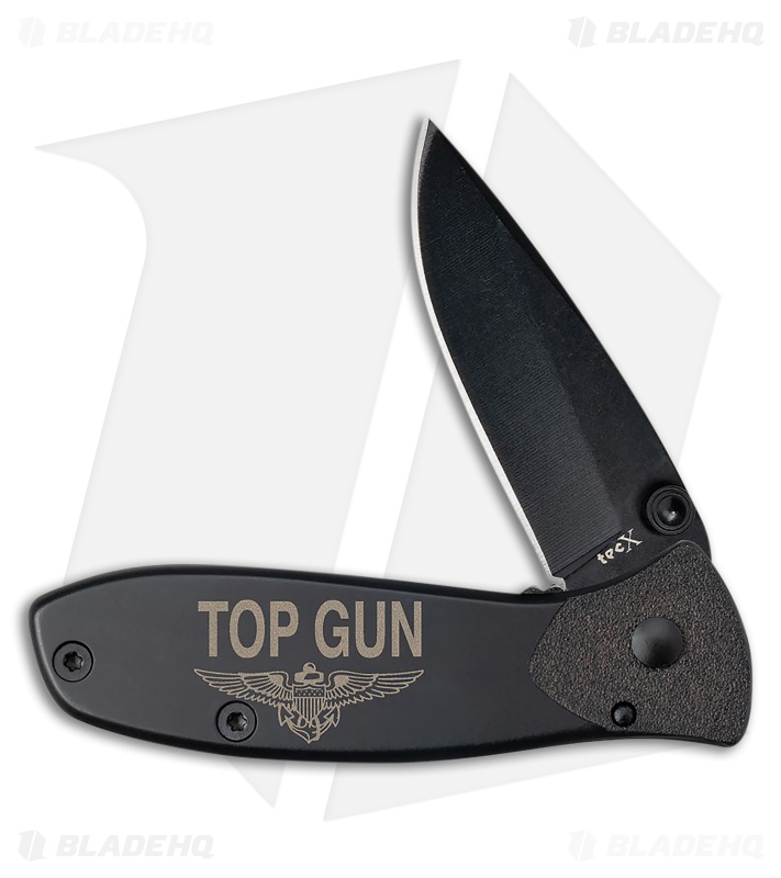 Case Cutlery U.S. Navy Top Gun TecX Black Stainless (2.75" Black)
