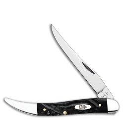 Case Cutlery Toothpick Jigged Rough Black Synthetic  (2.42" Satin)
