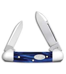 Case Cutlery Baby Butterbean Blue Pearl Kirinite (1.90" Polish)