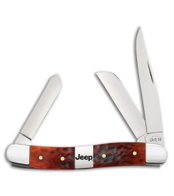 Case Cutlery Medium Stockman Jeep Chestnut Jigged Bone (2.625 Polished)