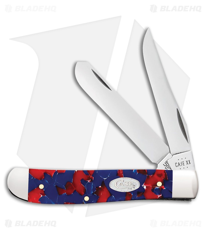 Case Cutlery Mini Trapper Freedom Kirinite (2.75" Polished)