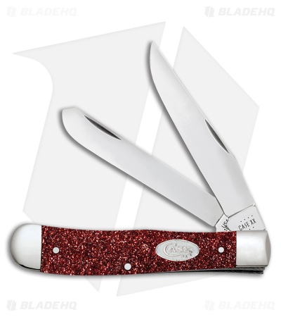 Case Knives Trapper Knife 4.1" Ruby Stardust Kirinite (10254 SS) 67000