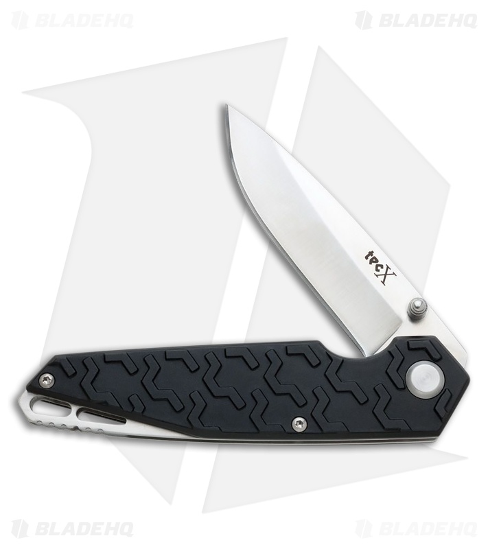 Case Cutlery Linerlock TecX TS-1 Black Aluminum (3.50" Satin)