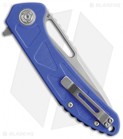 CH Knives Liner Lock Knife Blue G10 (3.63" SW)
