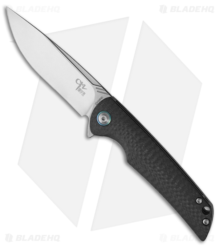 CH KNIVES Black Carbon Fiber Liner Lock - Blade HQ