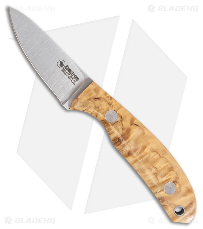 Casstrom Safari Blade Fixed Blade Knife Curly Birch + Kydex