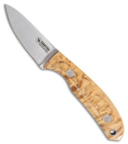 Casstrom Safari Mini Hunter Fixed Blade Knife Curly Birch (2.6&quot; Satin) | 196944