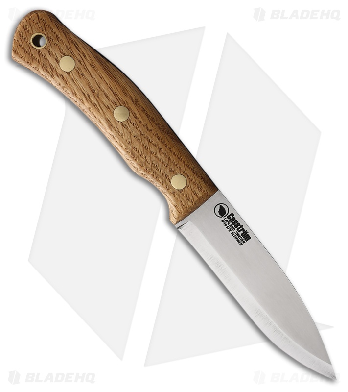 Casstrom No.10 Swedish Forest Knife SFK Fixed Blade Oak (4" Satin) CI14101