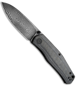 CIVIVI Sokoke Liner Lock Knife Black Micarta (3.35" Dama) C22007-DS1