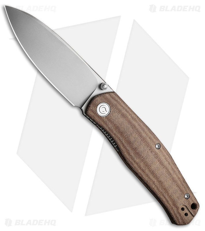 CIVIVI Sokoke Liner Lock Knife Brown Micarta (BB) - Blade HQ