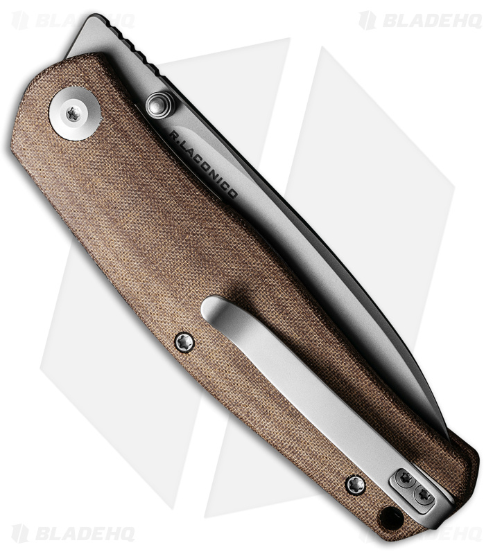 CIVIVI Sokoke Liner Lock Knife Brown Micarta (3.35" BB) C22007-3