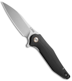 CJRB Agave Liner Lock Flipper Black G-10 (3.5" Stonewash) D2