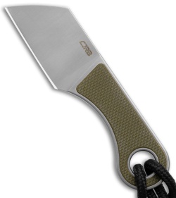 CJRB Chip Fixed Blade Knife White G-10 Cleaver Black AR-RPM9