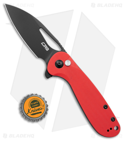 CJRB LAGO Knife Red G-10 + Black J1926-BRE - Blade HQ