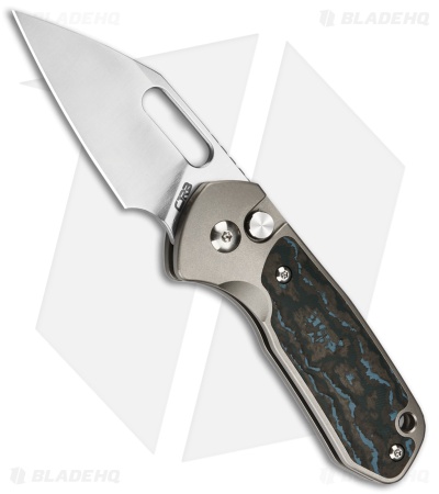 CJRB Mini Pyrite Knife Ti + Arctic Storm Fat Carbon (BB)