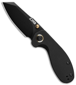 CJRB More Maileah Liner Lock Knife Black G-10 (3" Black AR-RPM9) 