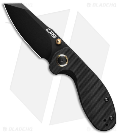 CJRB More Maileah Liner Lock Knife Black G-10 (3" Black AR-RPM9) 