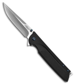 Camillus Keto Liner Lock Knife Black G-10 (3.5" Satin)