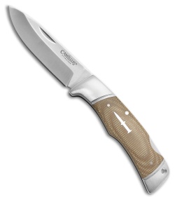 Camillus The Classic Lockback Knife Brown Micarta (3.25" Satin)