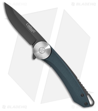 Camillus Cirque Liner Lock Knife Slate Blue G-10 (2.75" Black)