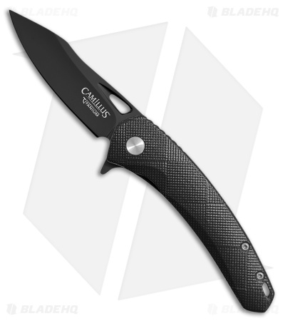 Camillus Blaze Liner Lock Knife Black G-10 (2.75" Black)
