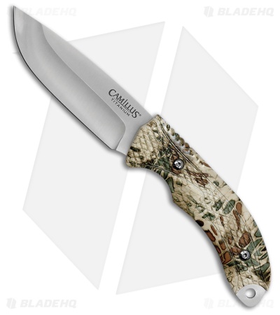 Camillus Mask Fixed Blade Knife Camo ABS (4" Satin)