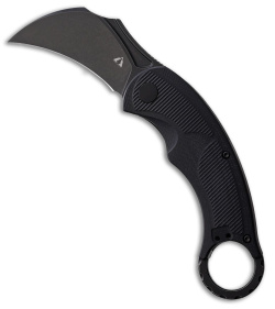 CMB Made Knives Falcon Karambit Liner Lock Knife Black G-10 (2.6" Black SW)