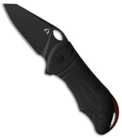 CMB Made Knives Hippo Liner Lock Flipper Knife Black G-10 (3" Black D2)