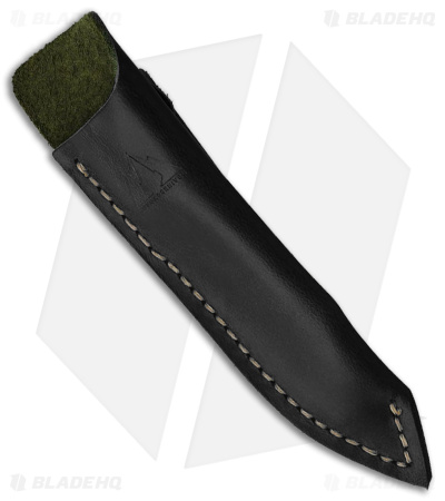 CMB Made Knives Kisame Fixed Blade Knife Black G-10 (3" Satin)