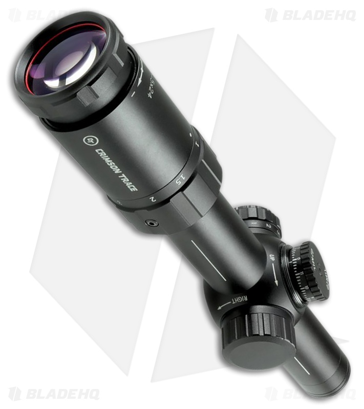 Crimson Trace 1-5x24mm Riflescope – SR3-MIL Reticle, ED Glass