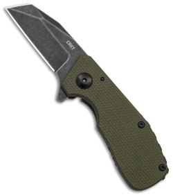 CRKT Graham Razelcliffe Frame Lock Knife OD Green G-10 (2.4" Black Stonewash)