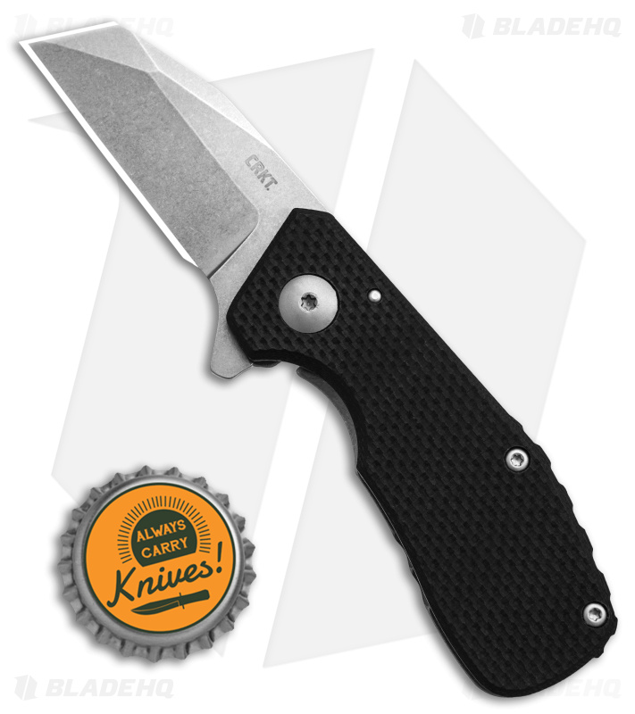 CRKT Razelcliffe Frame Lock Knife Black G-10 SW - Blade HQ