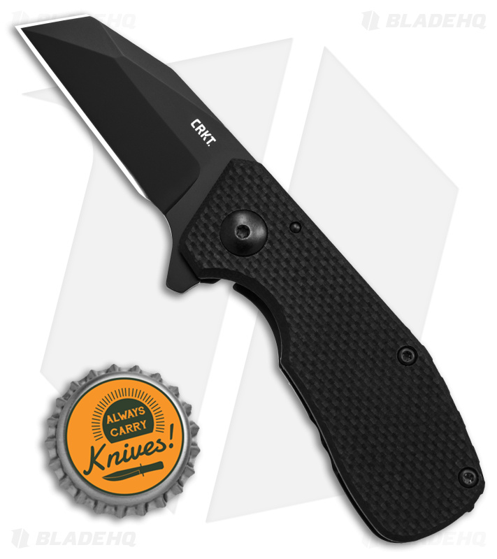 CRKT Razelcliffe Frame Lock Knife Black G-10 - Blade HQ