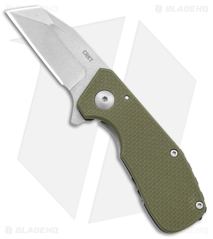 CRKT Razelcliffe Frame Lock Knife OD Green G-10 - Blade HQ