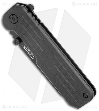 Camillus Titanium Choff Frame Lock Knife Black GFN (2.75" Back)